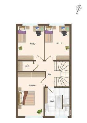 Grundriss Obergeschoss