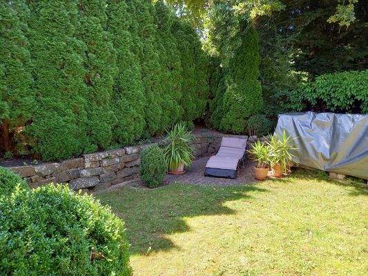 Garten Westen  Holzvorrat