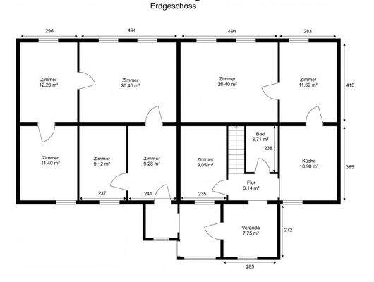 Grundriss Erdgeschoss