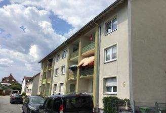 Ansicht Wohngebäude mit Balkonen