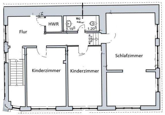 Grundriss Obergeschoss