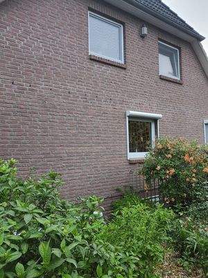 seitliche Hausansicht