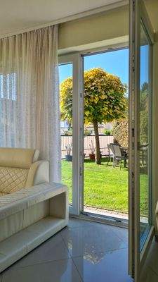 Wohnzimmer Gartenzugang