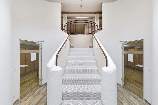 Der Aufgang ins Dachgeschoss