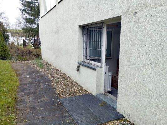 Untergeschoss Zugang außen