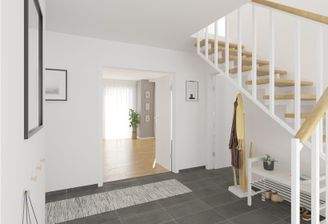 Heller und freundlicher Eingangsbereich