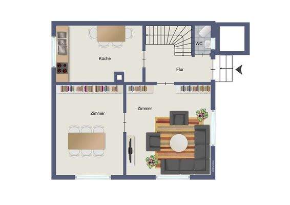 Grundriss EG Haupthaus