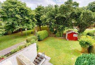 Blick vom Balkon