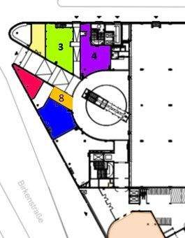 Ausschnitt Übersichtsplan mit vakanten Mieteinheiten