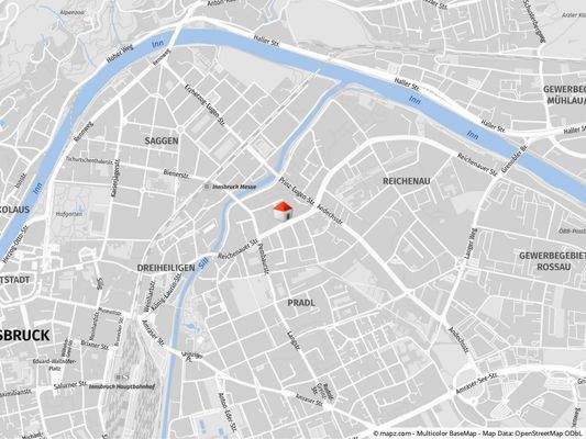 Geolyzer Kartenausschnitt