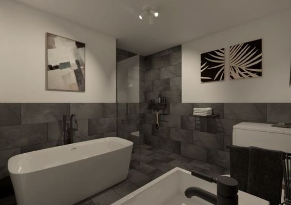 Beispielhafte Darstellung Badezimmer