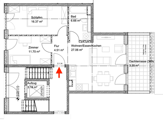 2114 3-Zi, Penthouse