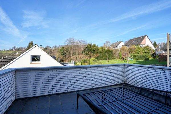 Dachterrasse vor der Ankleide