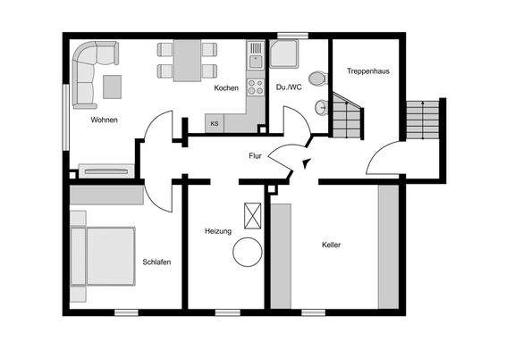 Grundriss Kellergeschoss