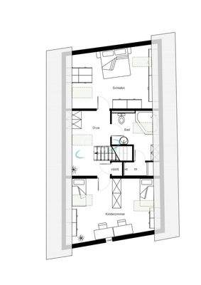 Grundriss Wohnhaus DG