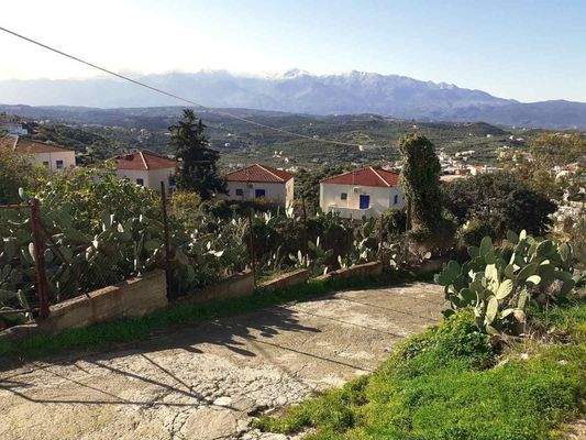 Kreta, Plaka: Grundstück mit Meerblick an seltener Stelle zu verkaufen