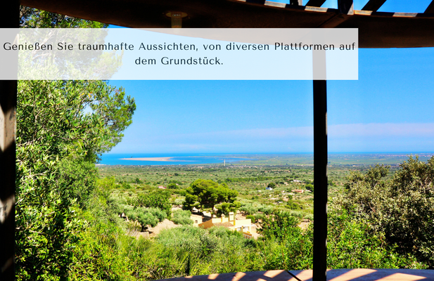 Meerblick von der Ferienanlage