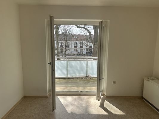 Blick auf den Balkon
