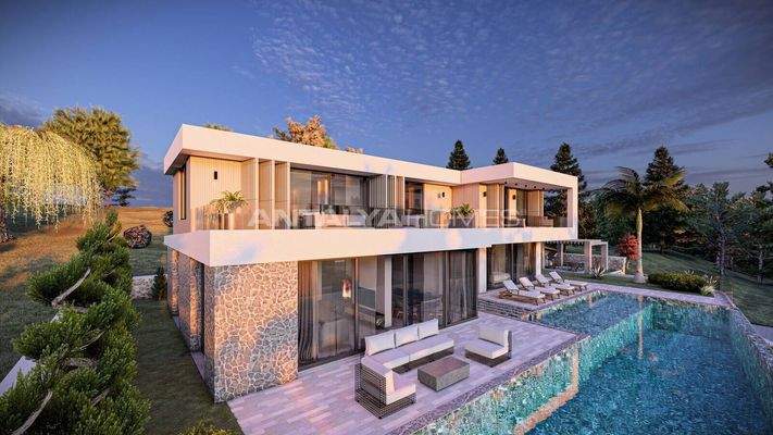 Sea-View House with Private Pool for Sale in Kalkan Kaş