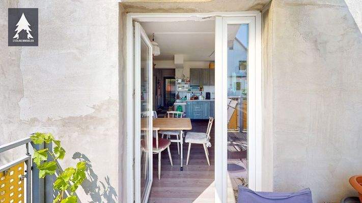 Küchensicht Terrasse