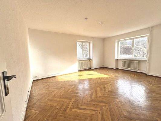 großer Wohnraum im Erdgeschoss