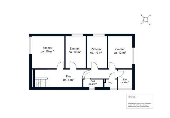 Grundriss Obergeschoss