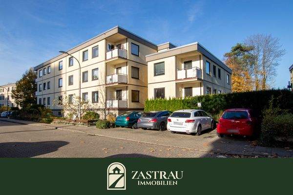 Außenfoto mit Banner