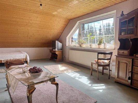 Wohnraum im Dachgeschoss