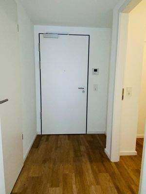 Eingang mit Holzboden