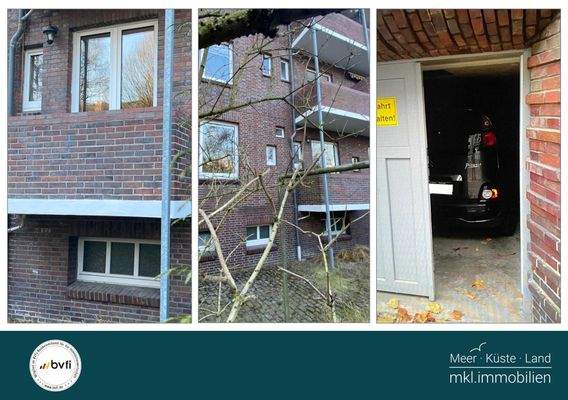 Hinteransicht + Garage