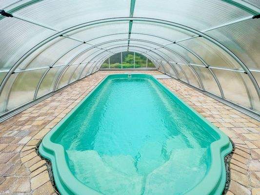 Überdachung im Winter