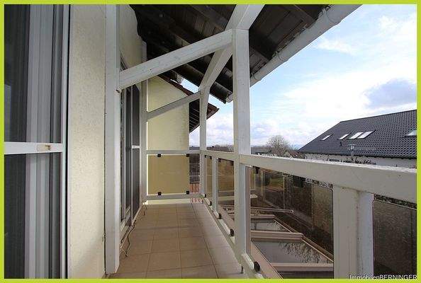 Balkon in Süd-Ausrichtung