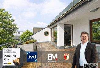 Dachterrasse im Sommer