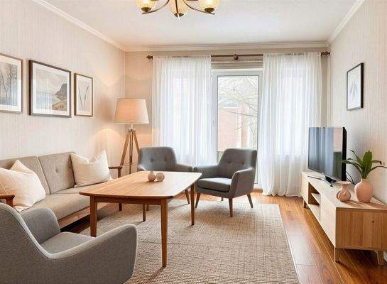 Wohnzimmer - (KI generiert)