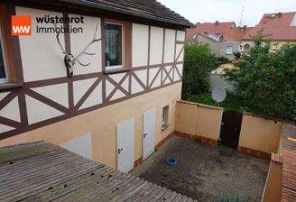 Blick vom Balkon