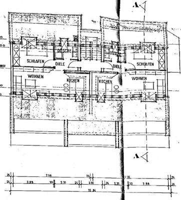 Grundriss der beiden DG Wohnungen