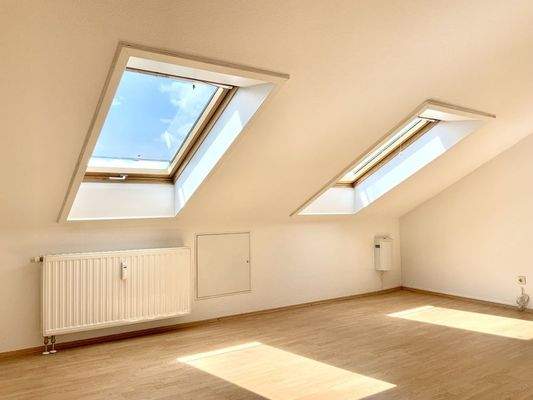 Wohnbeispiel im Dachgeschoss