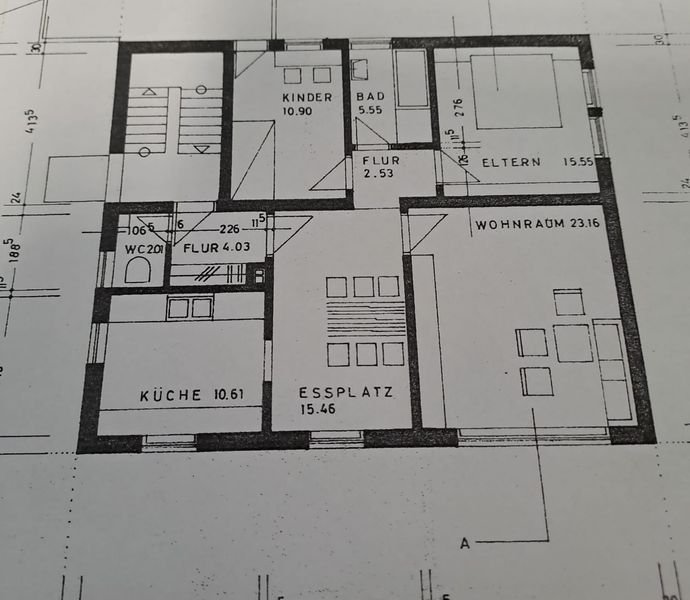 Lichtdurchflutete gepflegte EG-Wohnung in einem