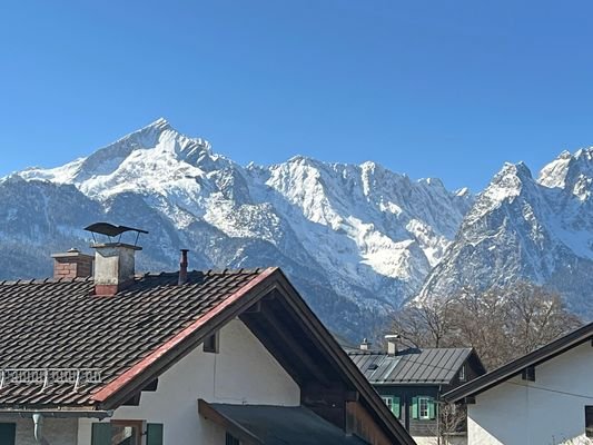 Toller Bergblick auf das Wettersteingebirge