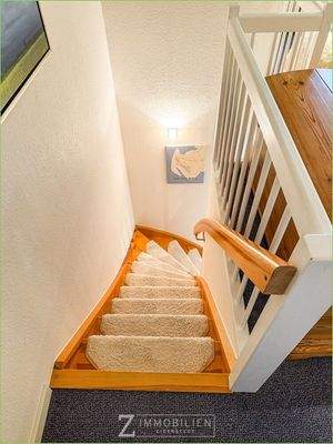 Treppe ins Dachgeschoss