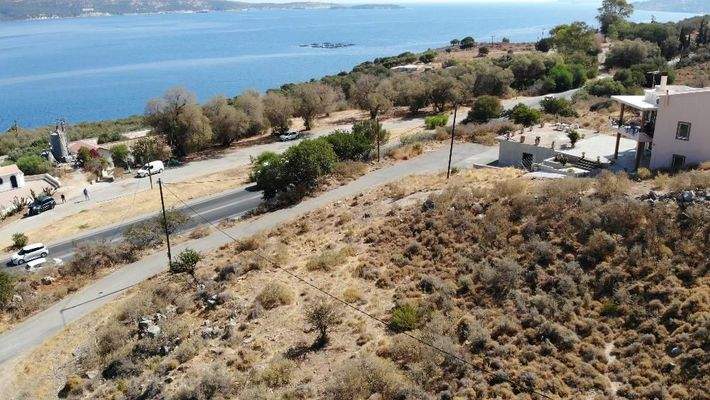 Kreta, Platani: Prestigeträchtiges Panoramagrundstück in der Nähe von Souda zu verkaufen