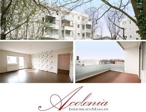 Acolonia Immobilienmakler: Lichtdurchflutete Wohnung mit großem Balkon