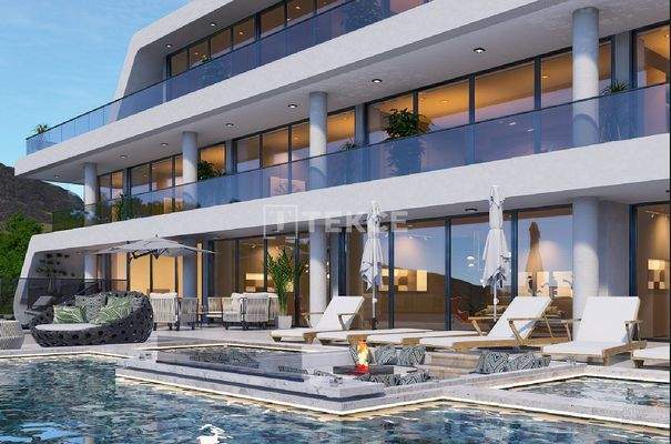 Sea-View Stylish Detached Villa with Private Pool in Alanya