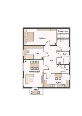 Grundriss Obergeschoss 