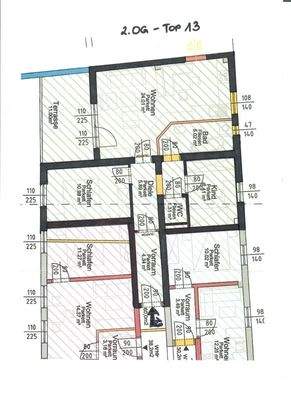 Grundriss Top 13 - 2.OG