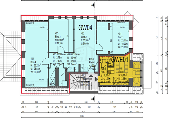 Grundriss 2. Obergeschoss