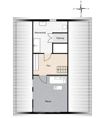 Spitzboden (Grundriss nicht maßstabsgerecht)