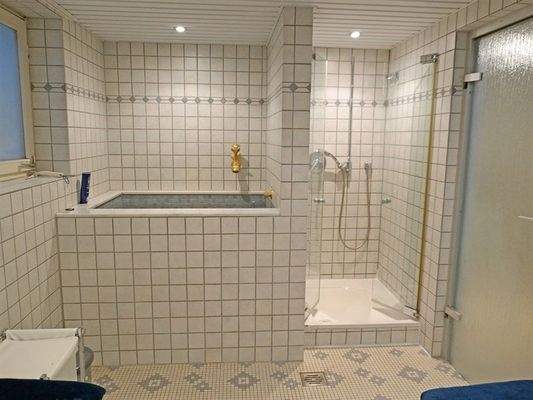 Saunabereich mit Dusche