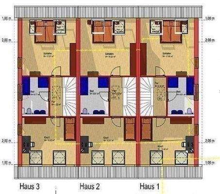 Dachgeschoss der EG-Wohnung Süd 