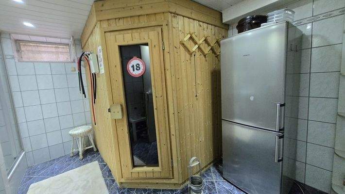 Sauna im Keller